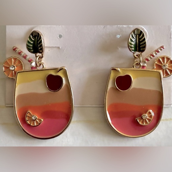 LC Lauren Conrad Multicolor Cocktail Earrings - Picture 1 of 5
